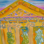 Painting of a temple