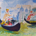 Venice Carnival painting