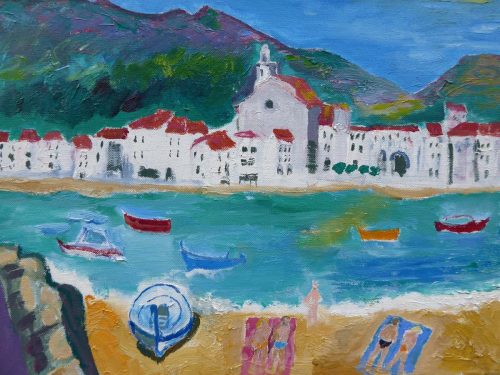Painting of Cadaques